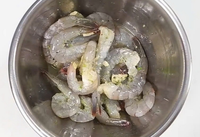 bí đỏ xào tôm ảnh 3