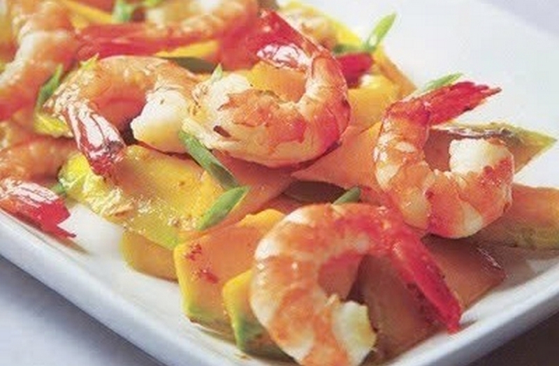 bí đỏ xào tôm ảnh 5