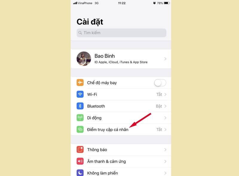 biến iPhone 6s trở thành thiết bị phát Wi-Fi 3