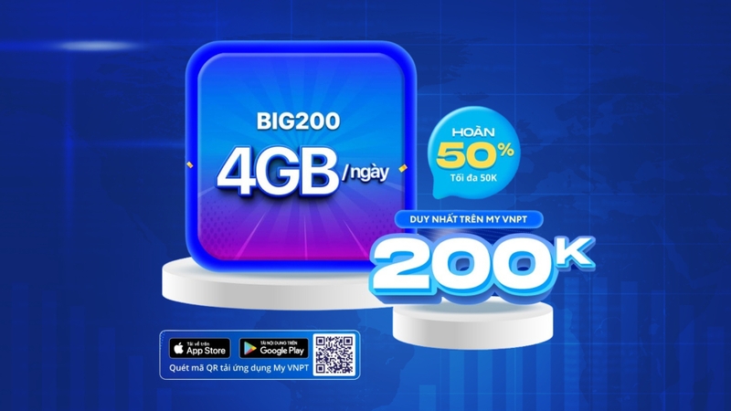 Thông tin chi tiết về gói cước BIG200 VinaPhone