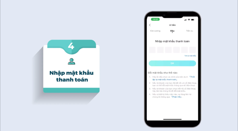 Cách đổi Đậu sang tiền mặt 4