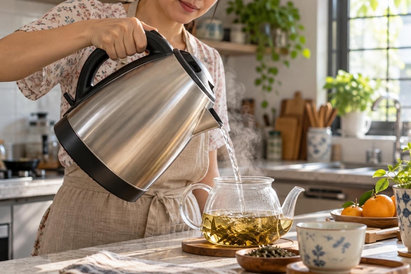 Bình đun siêu tốc 1.8 lít hiện là nhóm dung tích phổ biến nhất trên thị trường gia dụng