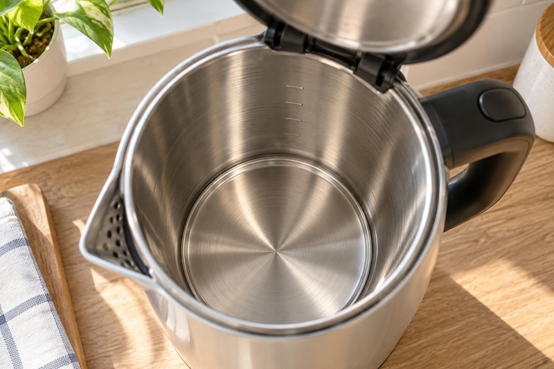 Bạn nên ưu tiên các dòng ấm có ruột làm từ Inox 304 không gỉ sáng bóng