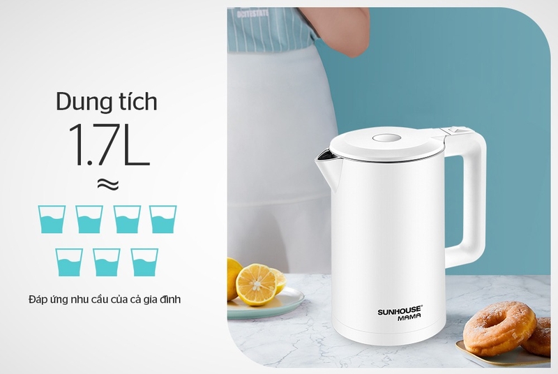 bình đun siêu tốc dung tích lớn dưới 600k 6