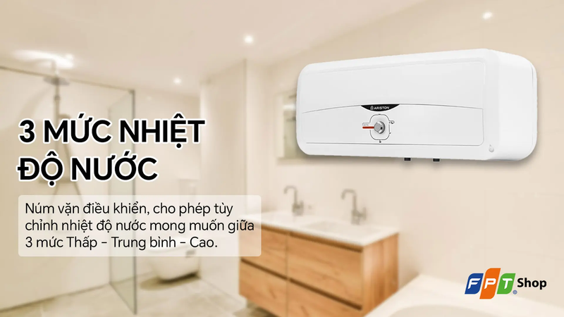 bình nóng lạnh Ariston ngang 3