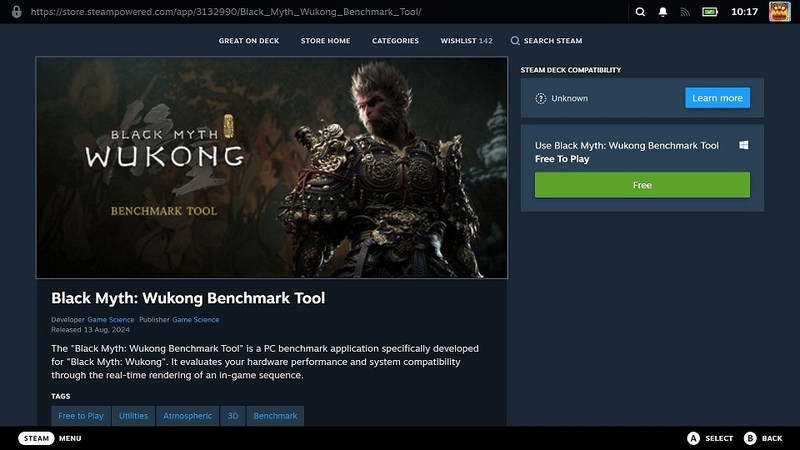 Link tải và cách sử dụng Black Myth Wukong Benchmark Tool