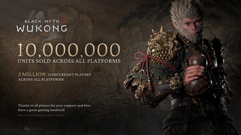 Sự bùng nổ của Black Myth Wukong trong cộng đồng game