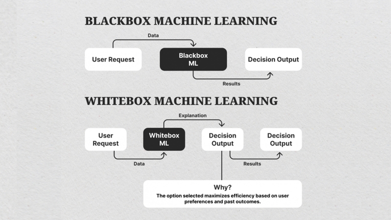 Blackbox AI hoạt động khép kín và khó lý giải hơn Whitebox AI