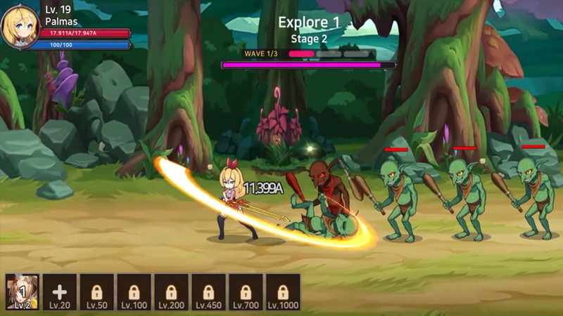 Trở thành chiến binh mạnh mẽ trong Blade Girl: Idle RPG