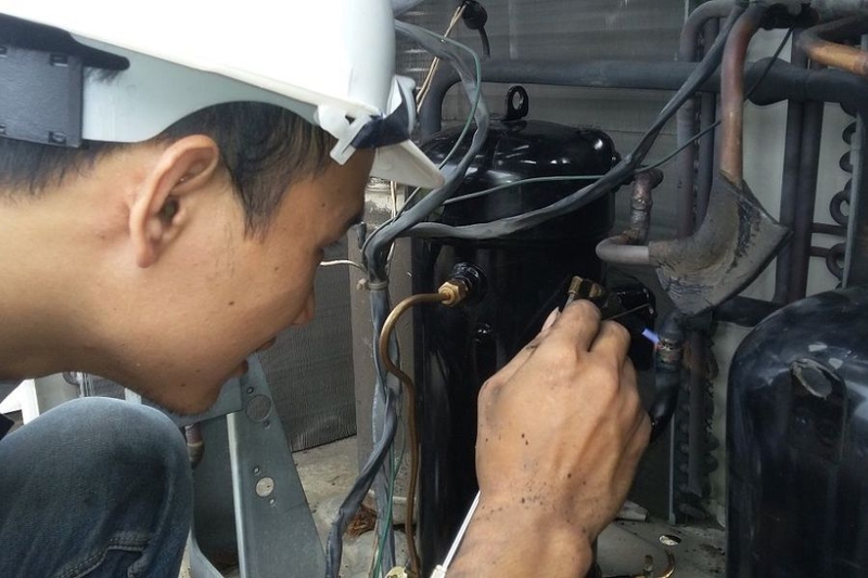 block máy lạnh quá nhiệt ảnh 3