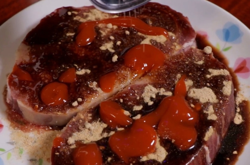 bò bít tết sốt phô mai hình 2