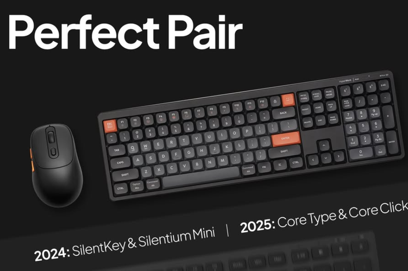 Bộ đôi phím chuột văn phòng HyperWork Core Click & Core Type (1)