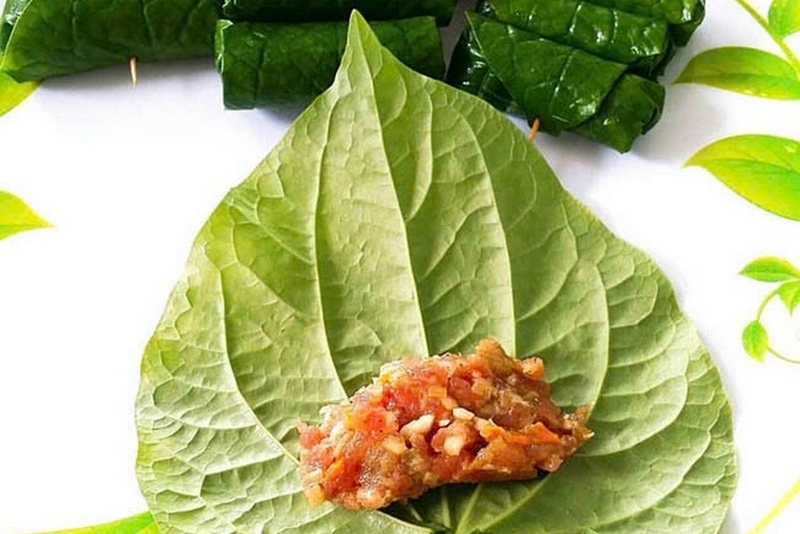 bò lá lốt mỡ chài ảnh 4