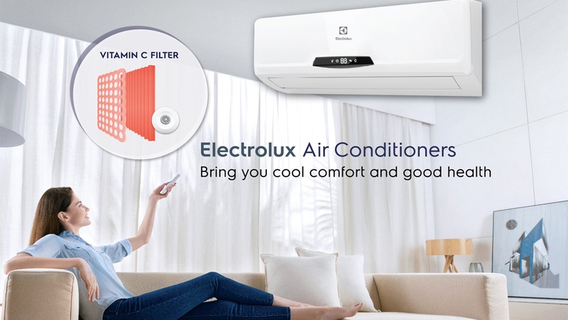 Bộ lọc Vitamin C là một công nghệ nổi bật trên máy lạnh Electrolux