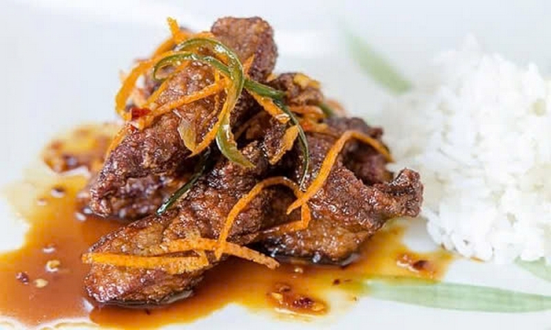 bò sốt cam ảnh 1
