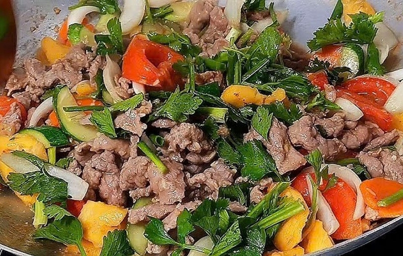 Bò xào chua ngọt ảnh 5