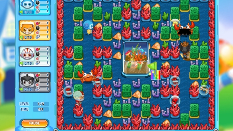 Game xây dựng đồ hoạ 2D đẹp mắt, âm thanh nền vui nhộn, hứng khởi
