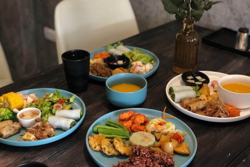 buffet chay Hà Nội 10