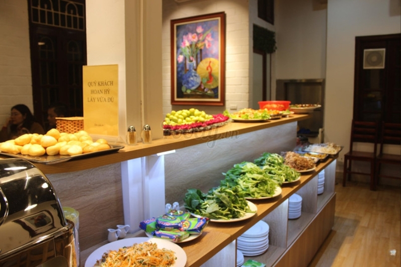 buffet chay Hà Nội 8