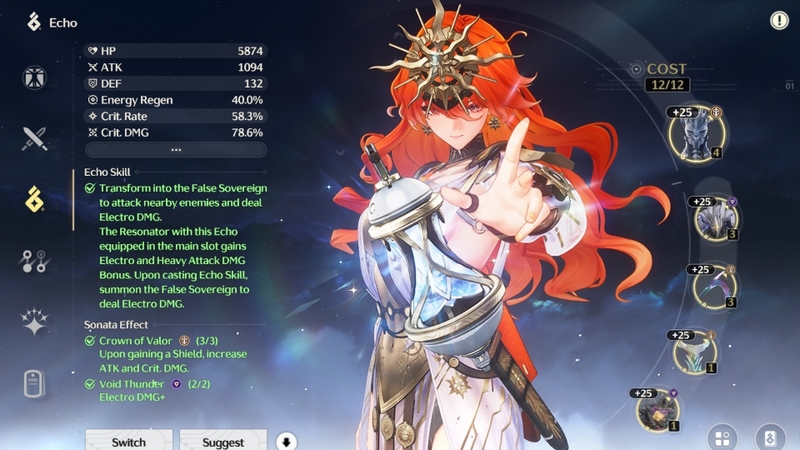 Build vũ khí cho Augusta trong Wuthering Waves