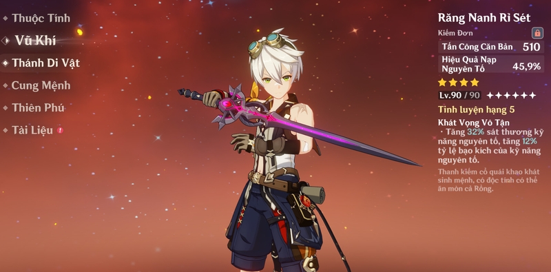 chon vu khi cho bennett