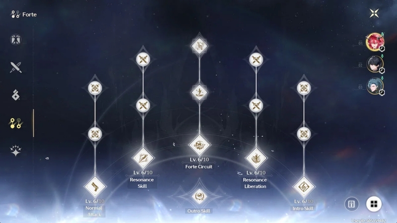 Thứ tự nâng cấp kỹ năng cho Ciaccona