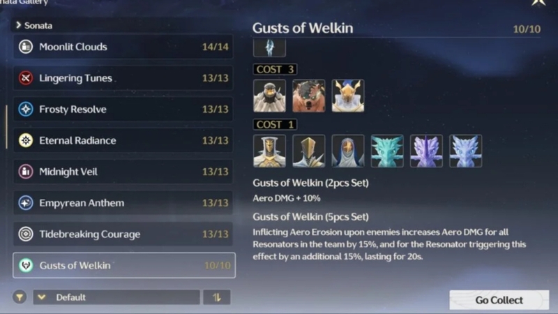 Build Echo cho Ciaccona trong Wuthering Waves