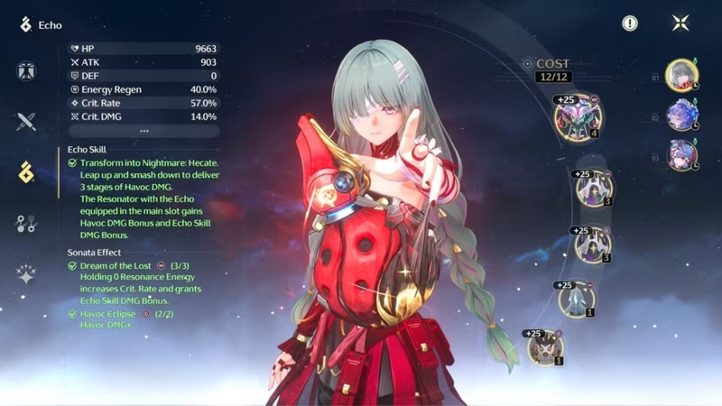 Build Echo cho Phrolova trong Wuthering Waves