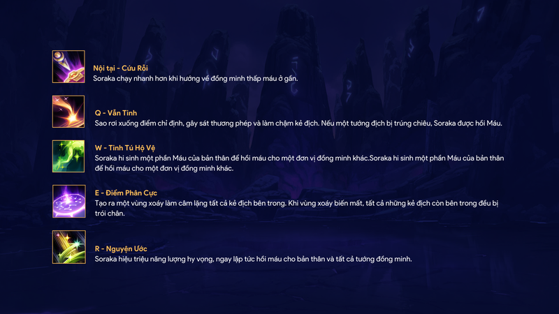 Tìm hiểu về bộ kỹ năng của Soraka