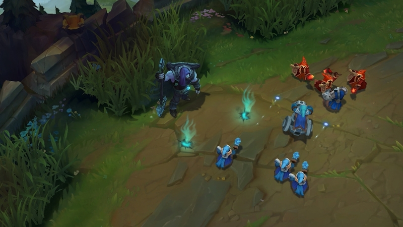 Yorick hãy cố gắng gọi thật nhiều Ma Sương để hỗ trợ