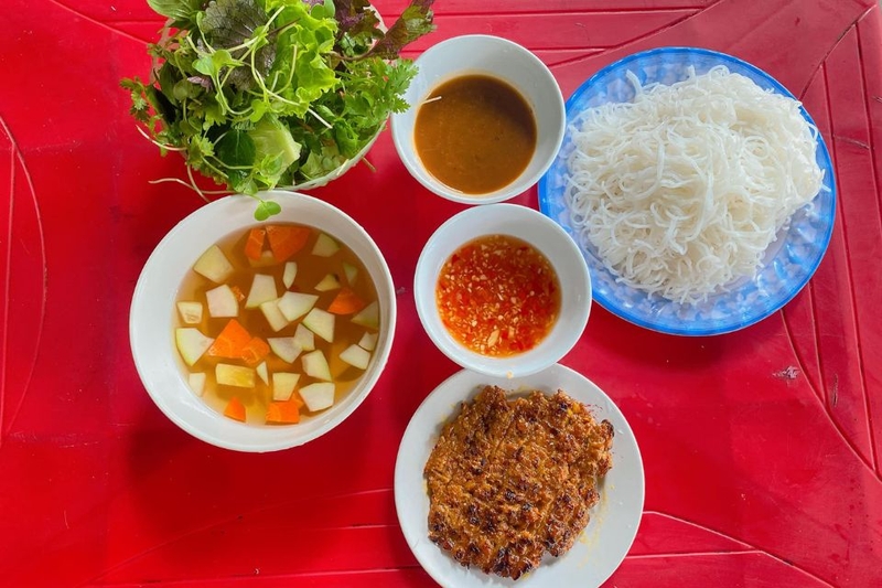 bún chấm ngon hấp dẫn