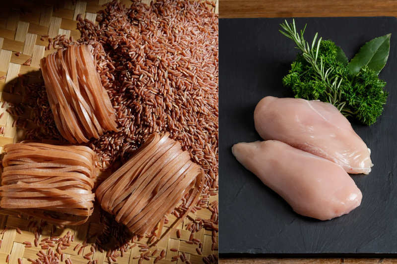 Bún gạo lứt ức gà (1)