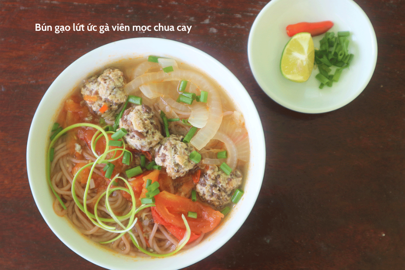 Bún gạo lứt ức gà (7)