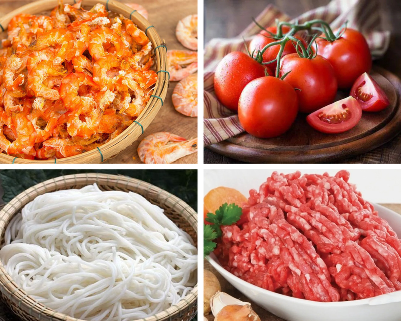 Cách làm bún riêu tôm khô 5
