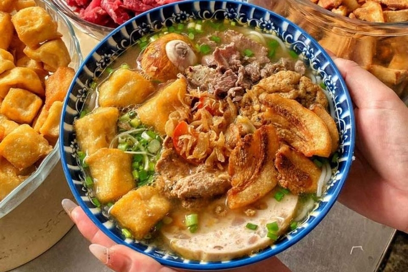 bún riêu tóp mỡ đậm đà dễ nấu