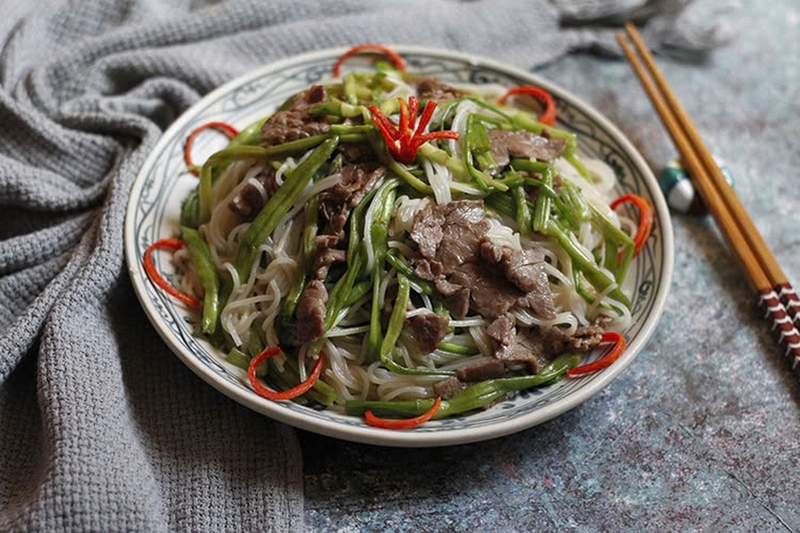 bún xào cần ảnh 7