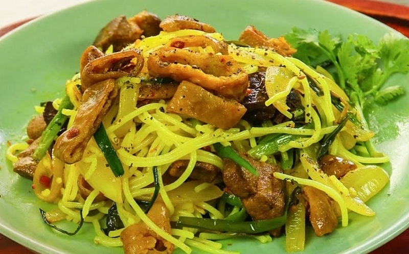 bún xào nghệ chay ảnh 5