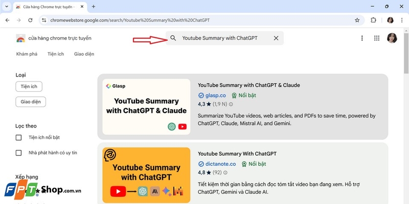 Cách thêm YouTube Summary with ChatGPT vào máy tính hiệu quả