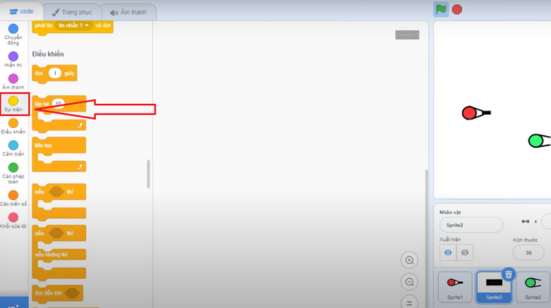 Xử lý sự kiện trong game