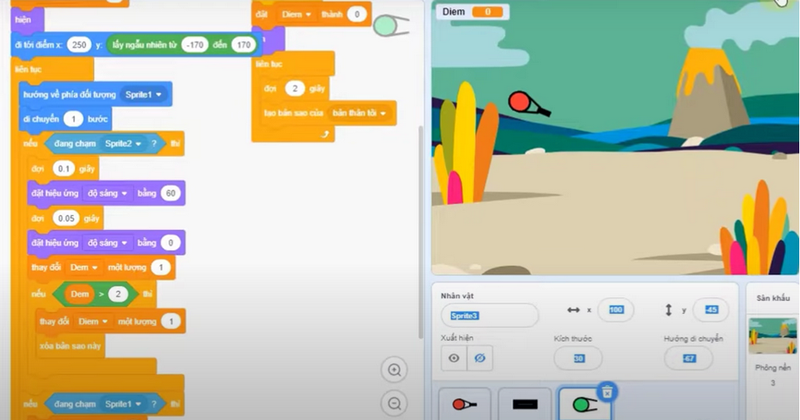 Cách làm game trên Scratch đơn giản