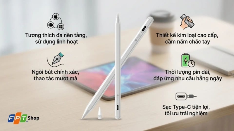 bút cảm ứng cho máy tính bảng Android 1
