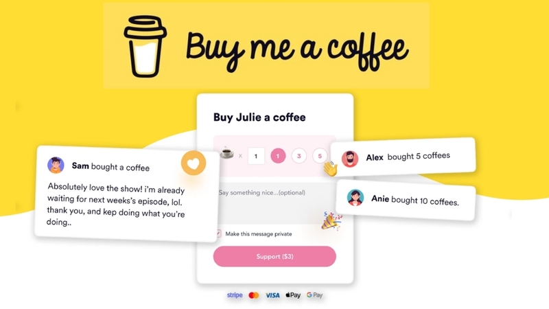 Có nhiều cách để kiếm tiền trên Buy Me a Coffee