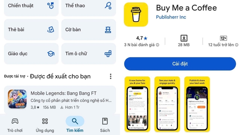 Tải Buy Me a Coffee trên Android