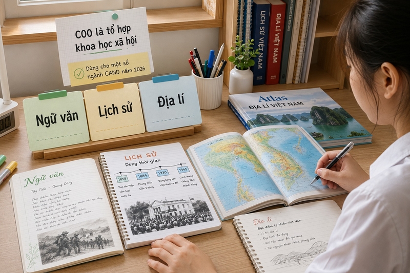 C00 gồm những môn nào