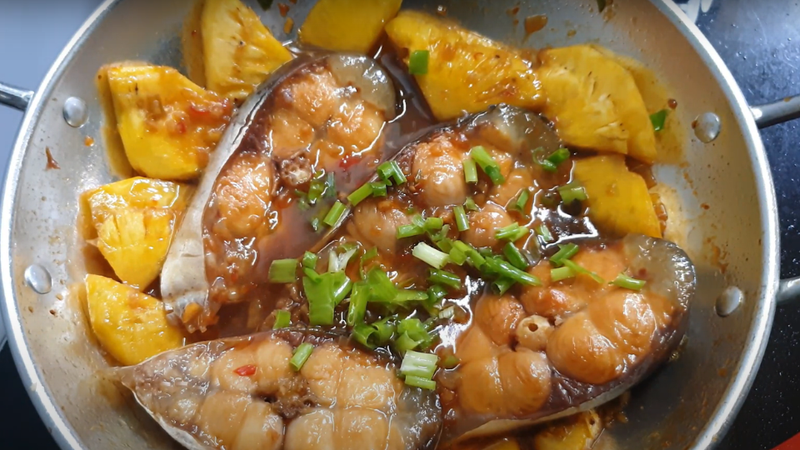 cá basa kho dứa 5