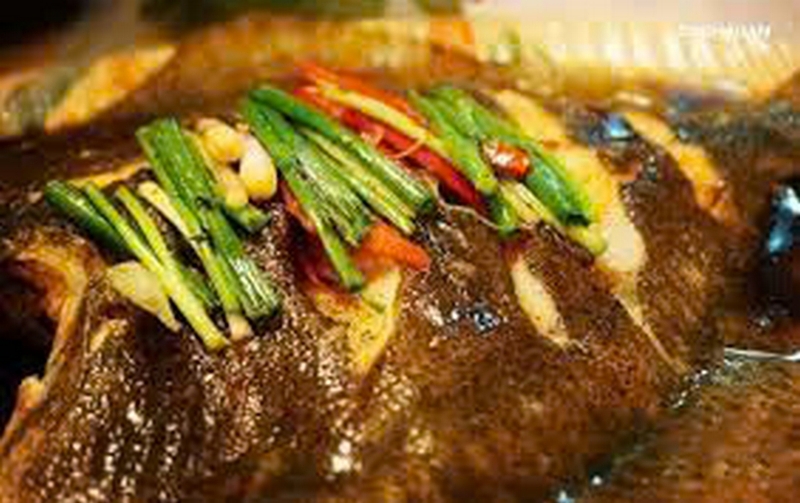 Cá bơn hấp xì dầu ảnh 5