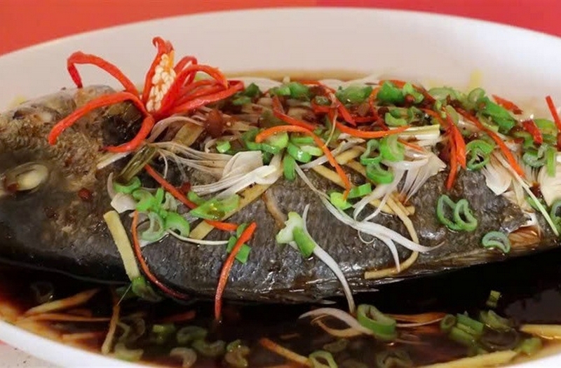 Cá bơn hấp xì dầu ảnh 6
