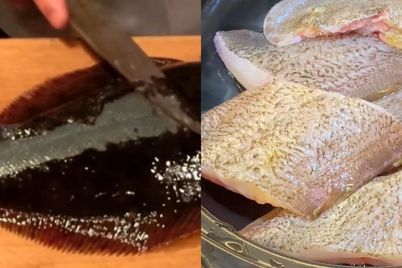 Sơ chế cá bơn kỹ