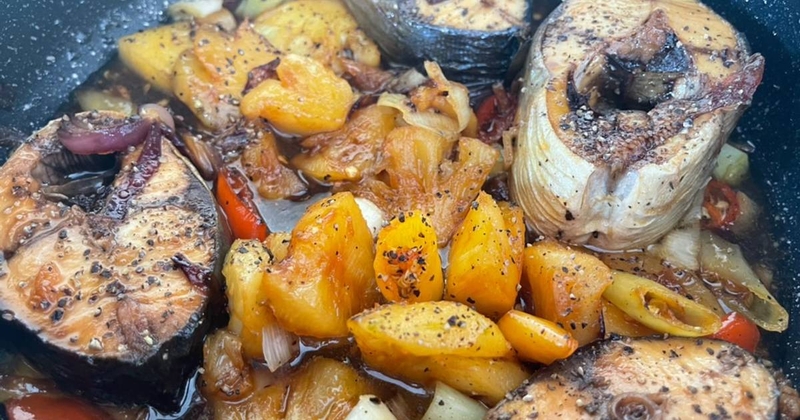 cá cam kho thơm 6