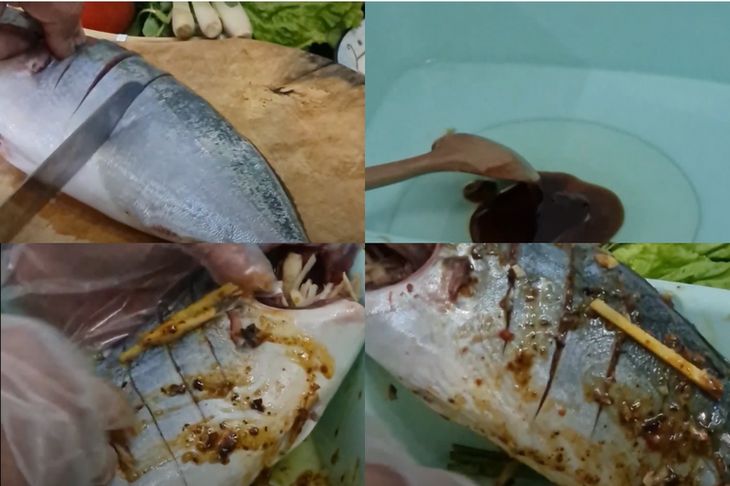 Cá cam nướng bằng nồi chiên không dầu (5)